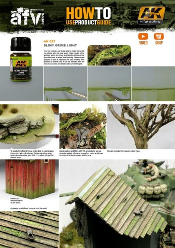 Weathering Slimy grime light AK027 AK Interactive