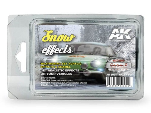 Weathering Snow effects AK8091 AK Interactive