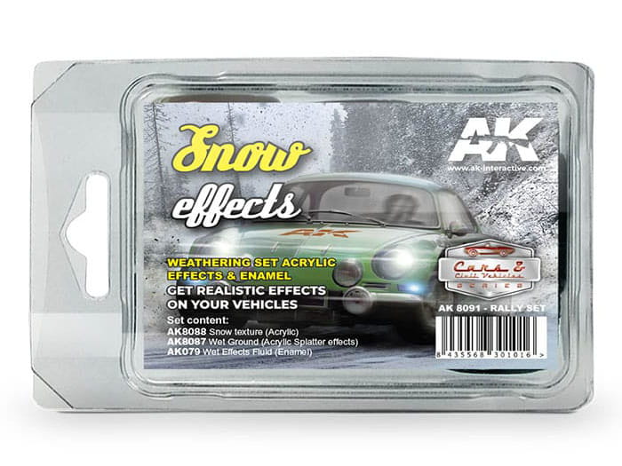 Weathering Snow effects AK8091 AK Interactive