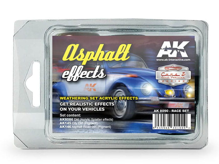 Weathering Asphalt effects AK8090 AK Interactive