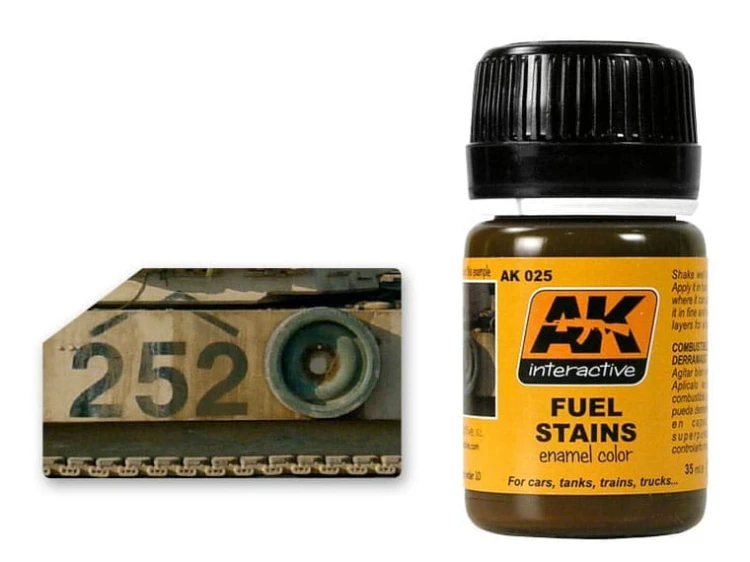 Weathering Fuel stains AK025 AK Interactive