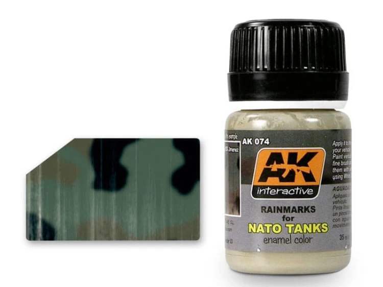 Weathering Rainmarks for NATO tanks AK074 AK Interactive