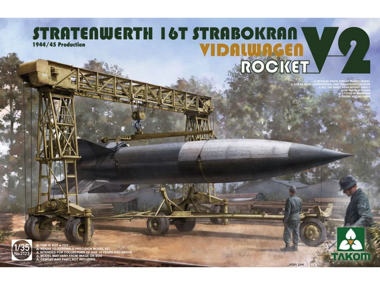 Suwnica Strabokran 16t pocisk V-2 2123 Takom
