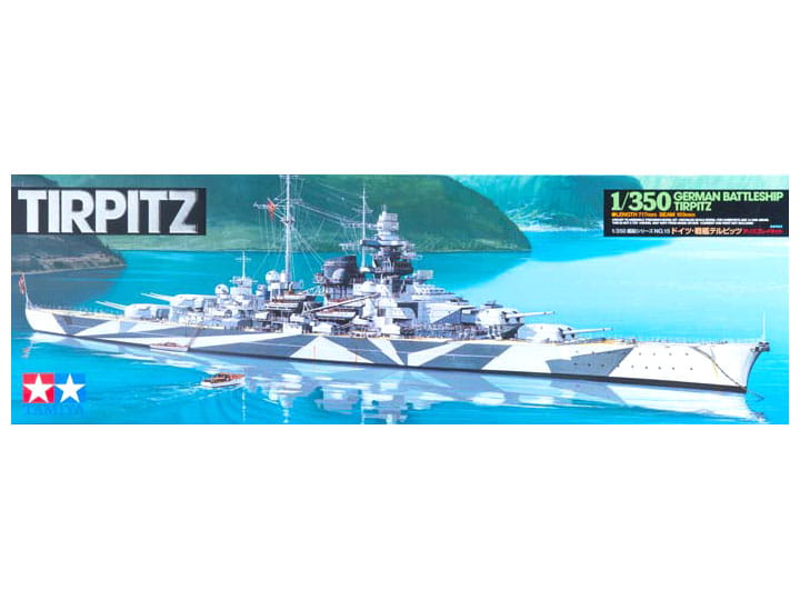 Okręt pancernik Tirpitz 78015 Tamiya