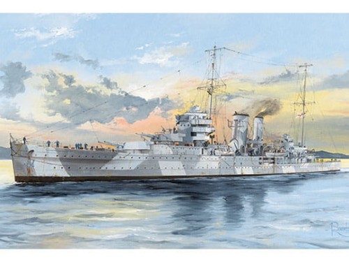 Okręt krążownik HMS York 05351 Trumpeter