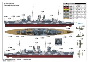 Okręt krążownik HMS York 05351 Trumpeter