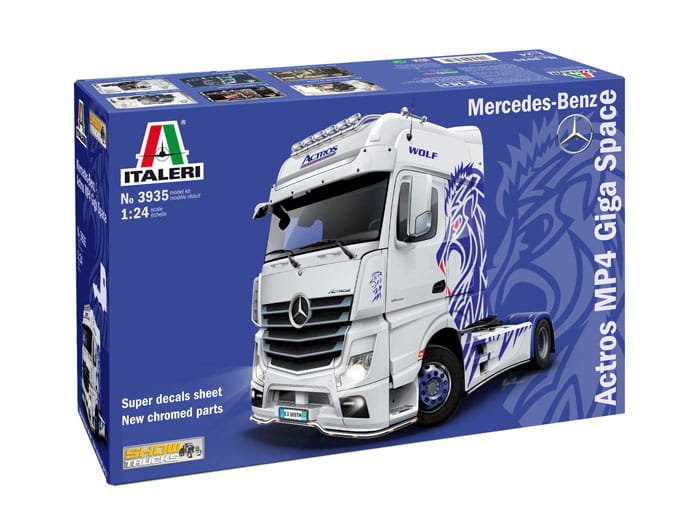 Mercedes Benz Actros MP4 Giga Space 3935 Italeri