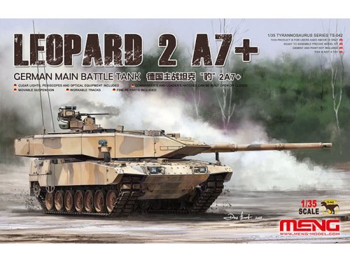 Czołg Leopard 2A7+ TS042 Meng