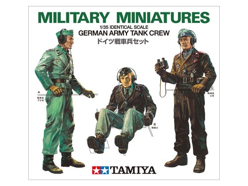 Figurki niemiecka załoga czołgu 35001 Tamiya