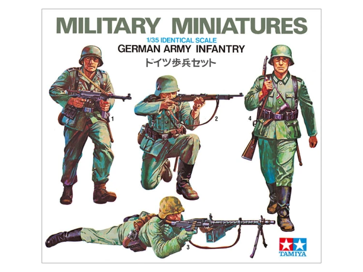 Figurki niemiecka piechota 35002 Tamiya