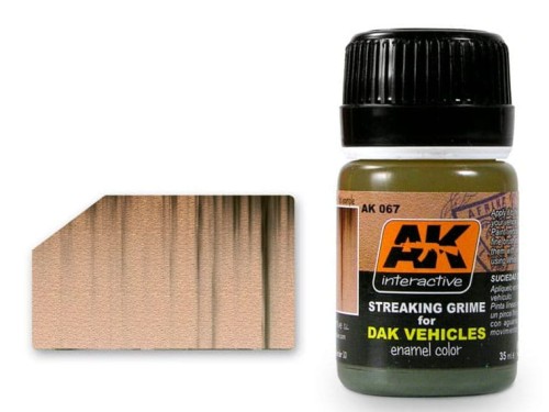 Wash Streaking grime for DAK AK067 AK Interactive