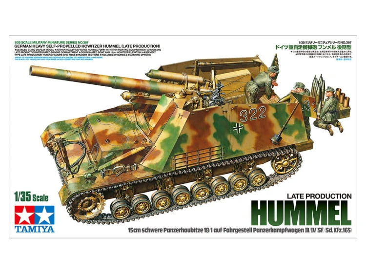 Działo Sd.Kfz.165 Hummel Late 35367 Tamiya