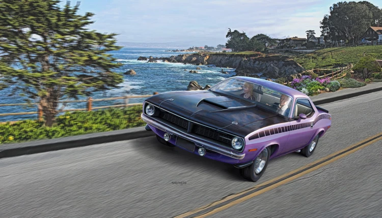 Plymouth AAR Cuda 1970 07664 Revell