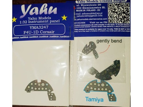 Fototrawiona tablica do F4U-1D YMA3247 Yahu