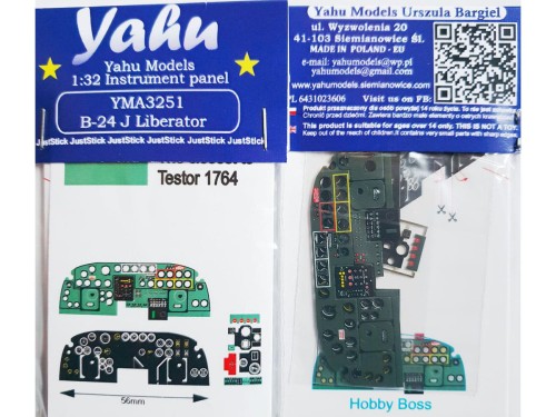 Fototrawiona tablica do B-24 J Liberator YMA3251 Yahu