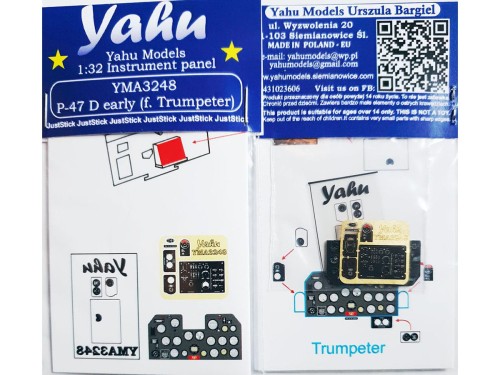 Fototrawiona tablica do P-47 D YMA3248 Yahu