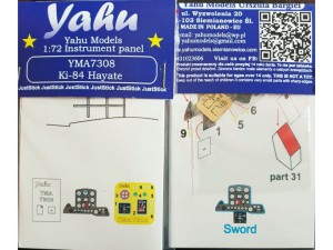 Fototrawiona tablica do Ki-84 Hayate