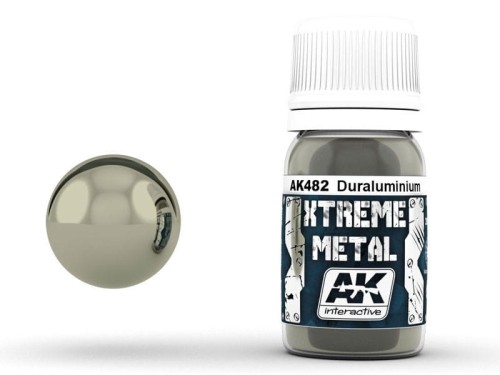 Farba metaliczna Duraluminium AK482 AK Interactive