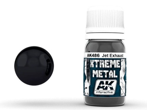 Farba metaliczna Jet exhaust AK486 AK Interactive