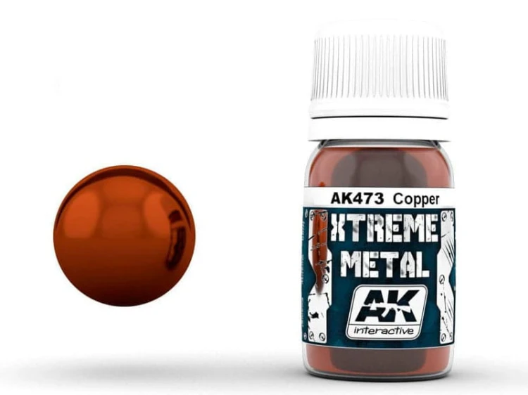 Farba metaliczna Copper AK473 AK Interactive