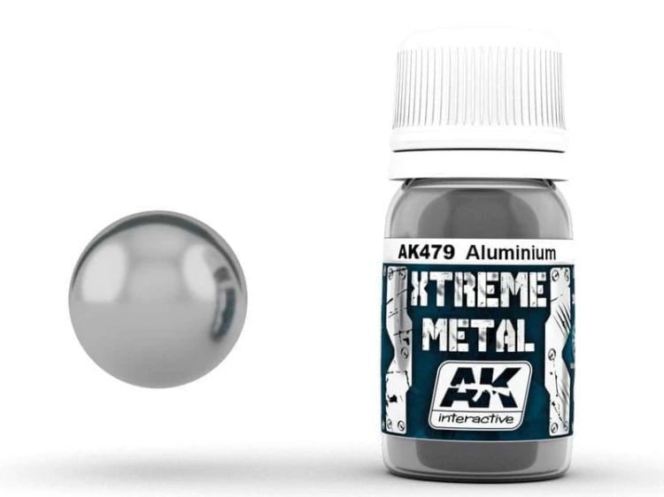 Farba metaliczna Aluminium AK479 AK Interactive