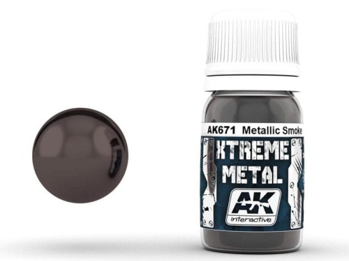 Farba metaliczna Metallic smoke AK671 AK Interactive