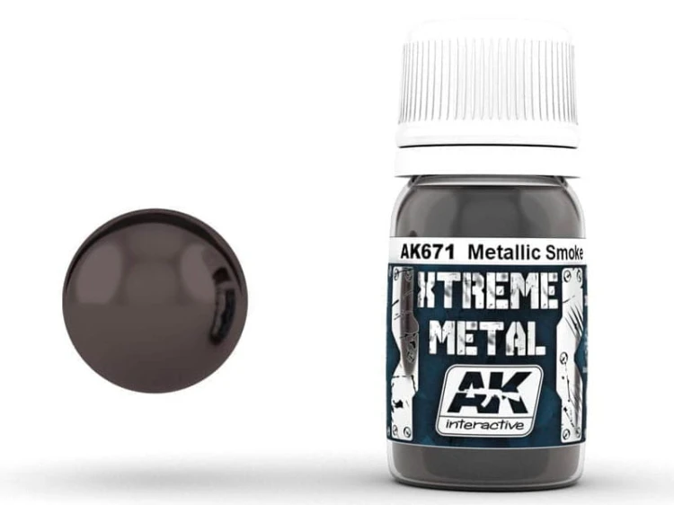 Farba metaliczna Metallic smoke AK671 AK Interactive