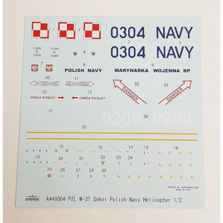 Śmigłowiec PZL W-3T Sokół AA48004 Answer
