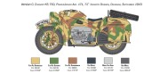 Motocykl Zundapp KS 750 z wózkiem 7406 Italeri