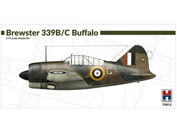 Samolot Brewster 339B/C Buffalo 72012 Hobby 2000
