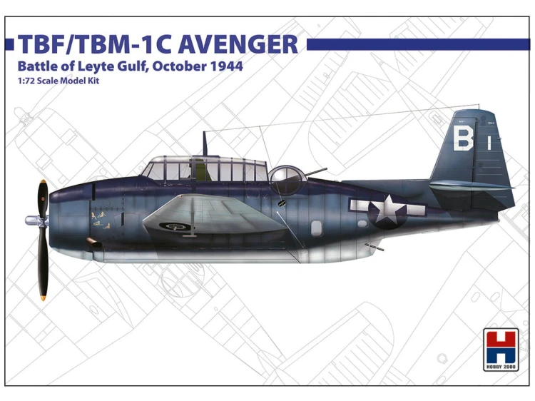 Samolot Grumman TBF/TBM-1C Avenger 72010 Hobby 2000