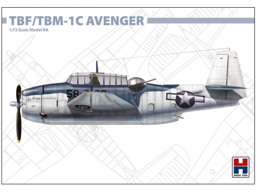 Samolot Grumman TBF/TBM-1C Avenger 72009 Hobby 2000