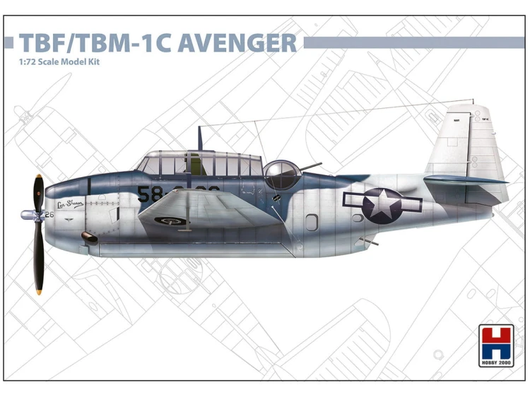 Samolot Grumman TBF/TBM-1C Avenger 72009 Hobby 2000