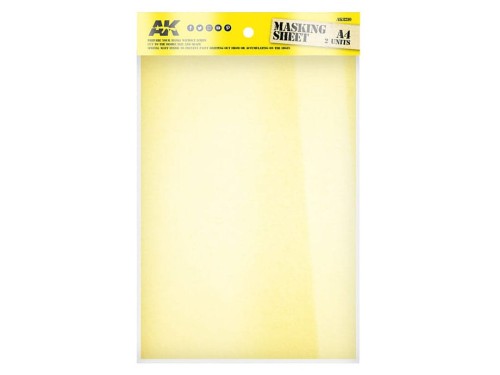 Arkusz naklejek maskujących A4 AK8210 AK Interactive