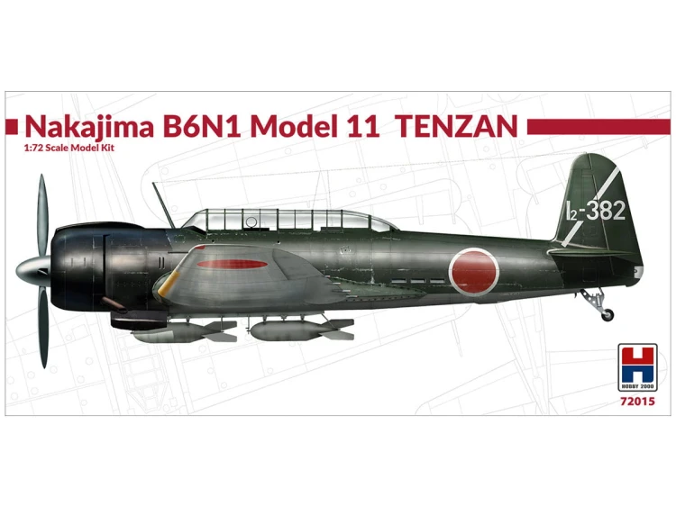 Samolot Nakajima B6N1 Model 11 Tenzan 72015 Hobby 2000