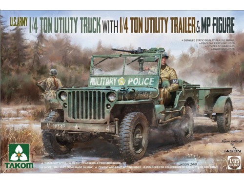 Jeep Willys MB 1/4 Ton 4x4 Truck 2126 Takom
