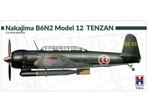 Samolot Nakajima B6N2 Model 12 Tenzan 72016 Hobby 2000