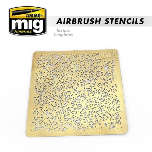 Szablon tekstura do malowania Airbrush Stencils (1) A.MIG-8035 AMMO Mig Jimenez