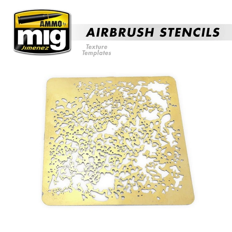 Szablon tekstura do malowania Airbrush Stencils (1) A.MIG-8035 AMMO Mig Jimenez