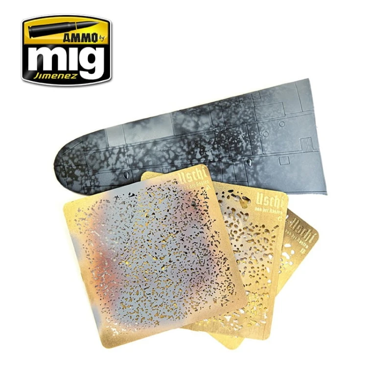 Szablon tekstura do malowania Airbrush Stencils (1) A.MIG-8035 AMMO Mig Jimenez