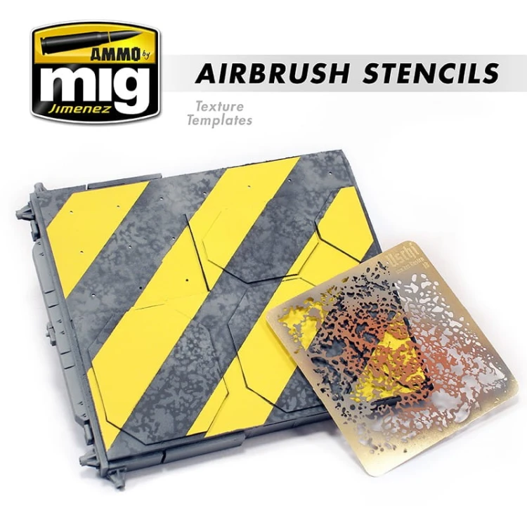 Szablon tekstura do malowania Airbrush Stencils (1) A.MIG-8035 AMMO Mig Jimenez