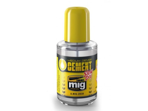 Klej modelarski Medium Dense Cement Slow Dry A.MIG-2038 AMMO Mig Jimenez