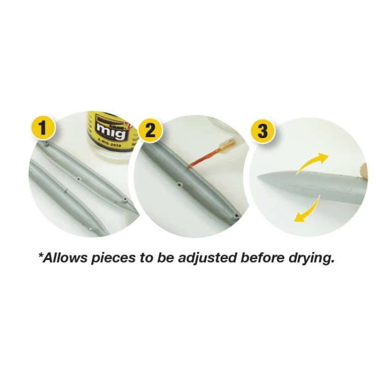 Klej modelarski Medium Dense Cement Slow Dry A.MIG-2038 AMMO Mig Jimenez