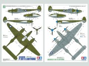 Samolot Lockheed P-38 F/G Lightning 61120 Tamiya