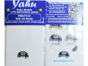 Fototrawiona tablica do Jak-1B Yak-1B