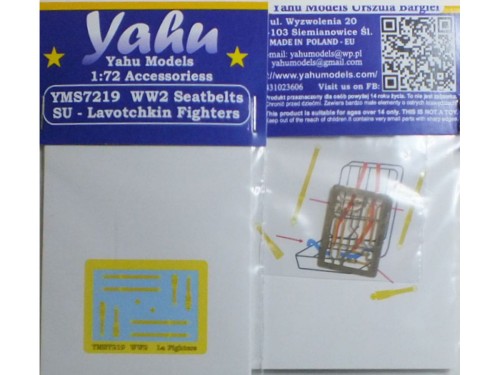 Fototrawione pasy do Lavotchkin YMS7219 Yahu