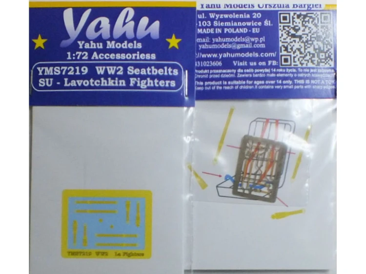 Fototrawione pasy do Lavotchkin YMS7219 Yahu