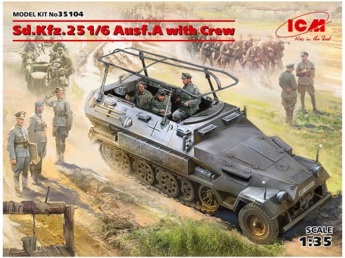 Transporter Hanomag Sd.Kfz. 251/6 35104 ICM