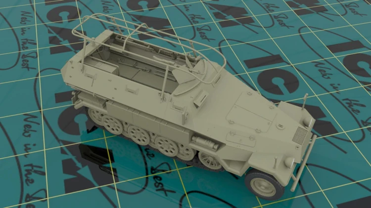 Transporter Hanomag Sd.Kfz. 251/6 35104 ICM