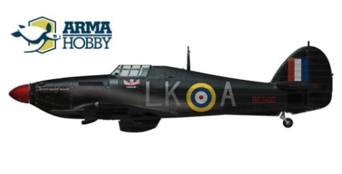 Samolot Hawker Hurricane Mk.IIc 70035 Arma Hobby